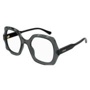 Vierkante optische bril in grijs Chloé , Gray , Unisex