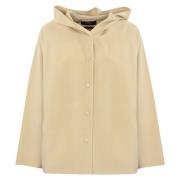 Korte wollen capuchonjas Max Mara Weekend , Beige , Dames