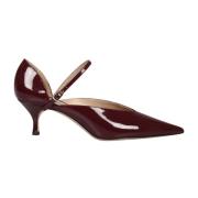 Rode Kitten Heel Pumps Casadei , Red , Dames