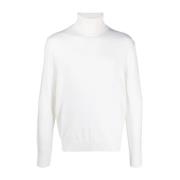 Merino Wol Coltrui Trui Ballantyne , White , Heren