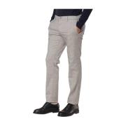 Heren Chino Broek met Glen Check Patroon Mason's , Gray , Heren