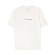 T-shirt met reliëflogo in het wit Calvin Klein , White , Heren