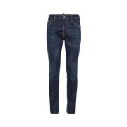 Donkere Schone Was Coole Vent Jeans Dsquared2 , Blue , Heren