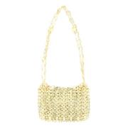 Iconische 1969 Gouden Nano Tas Paco Rabanne , Yellow , Dames