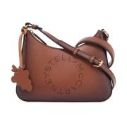 Vegan Logo Schoudertas Stella McCartney , Brown , Dames