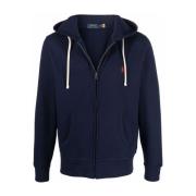 Blauwe Hoodie met Geborduurd Logo en Trekkoord Ralph Lauren , Blue , H...