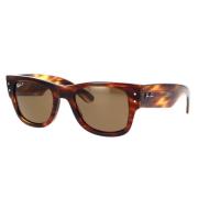 Iconische Wayfarer-stijl Gepolariseerde zonnebril Ray-Ban , Brown , Un...