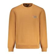 Bruine Sweatshirt met Print en Lange Mouwen Lee , Brown , Heren