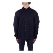 Denim Yachting Logo Button Shirt Paul & Shark , Blue , Heren