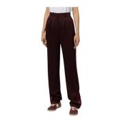 Bordeaux Broek Elisabetta Franchi , Red , Dames