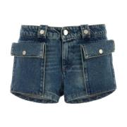 Denim Micro Shorts Gimaguas , Blue , Dames