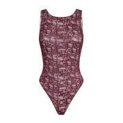 Bordeaux Top voor Vrouwen Elisabetta Franchi , Red , Dames