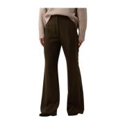 Elegante Witte Broek Olivia Fiveunits , Green , Dames