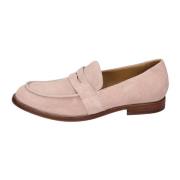 Vintage Suède Loafers Moma , Pink , Dames