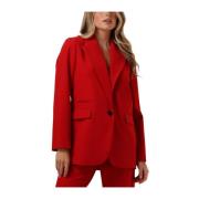 Rode Oversized Blazer Vola Single Co'Couture , Red , Dames