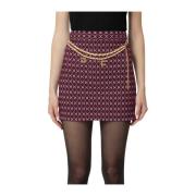 Stijlvolle Rokken Collectie Elisabetta Franchi , Purple , Dames