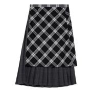 Mini Rok in Trendy Stijl Balenciaga , Black , Dames