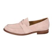 Vintage Suède Loafers voor Vrouwen Moma , Pink , Dames