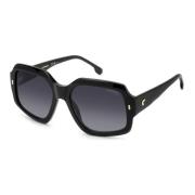 Zwart/Donkergrijs Getinte Zonnebril Carrera , Black , Dames