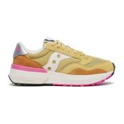 Jazz NXT Sneaker Tan/Cream Saucony , Yellow , Dames