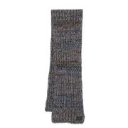 Chunky Ribbed Lamswol Sjaal Paul Smith , Gray , Heren