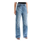 Jeans met Logo Alexander Wang , Blue , Dames