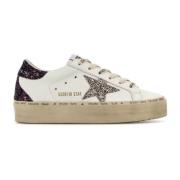 Witte Leren Hi Star Sneakers Golden Goose , Multicolor , Dames