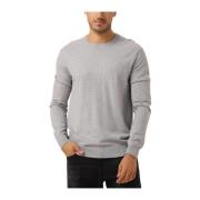 Grijze Viscose Crewneck Pullover Sweater Scotch & Soda , Gray , Heren