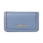 Stijlvolle Leren Tas Love Moschino , Blue , Dames