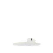 Slippers met merkband Alexander Wang , White , Dames