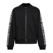 Rits-sweatshirt Versace Jeans Couture , Black , Heren