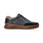 Blauwe vetersneaker voor heren Mephisto , Blue , Heren