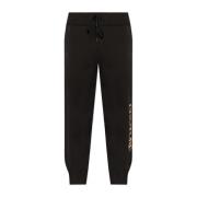 Sweatpants met bedrukt logo Versace Jeans Couture , Black , Heren