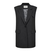 Tailor Vest Grijs Mel Copenhagen Muse , Gray , Dames