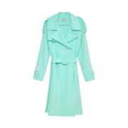 Hinnominate Light Blue Polyester Jackets & Coat Hinnominate , Blue , D...