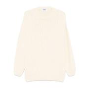 Ivoor Gebreide Crew Neck Sweater Bonsai , Beige , Heren