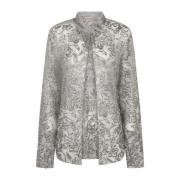 Open Front Shirt voor Mannen Remain Birger Christensen , Gray , Dames