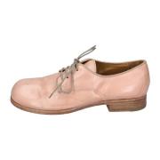 Vintage Leren Elegante Damesschoenen Moma , Pink , Dames