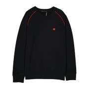 Katoenen sweatshirt met logodetail Helmut Lang , Black , Heren