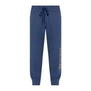 Sweatpants met bedrukt logo Versace Jeans Couture , Blue , Heren