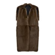 Bruine Winterjas Max Mara , Brown , Dames