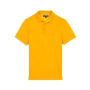 Effen Terry Poloshirt voor heren Vilebrequin , Orange , Heren