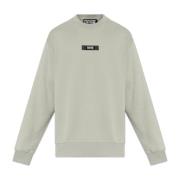 Sweatshirt met logopatch Versace Jeans Couture , Gray , Heren