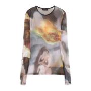 Mesh Top Sunset Sees Mugler , Multicolor , Dames