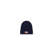 Organische Wol Streetwear Beanie Kenzo , Black , Unisex