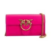 Love One Crossbody Tas Pinko , Pink , Dames