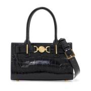 Medusa '95 Krokodillenprint Handtas Versace , Black , Dames