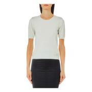 Stijlvolle Blauwe Jurk Blugirl , White , Dames