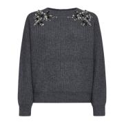 Grijze Sweater Collectie Kaos , Gray , Dames