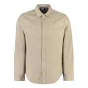 Corduroy Overhemd met relaxte pasvorm Dickies , Beige , Heren